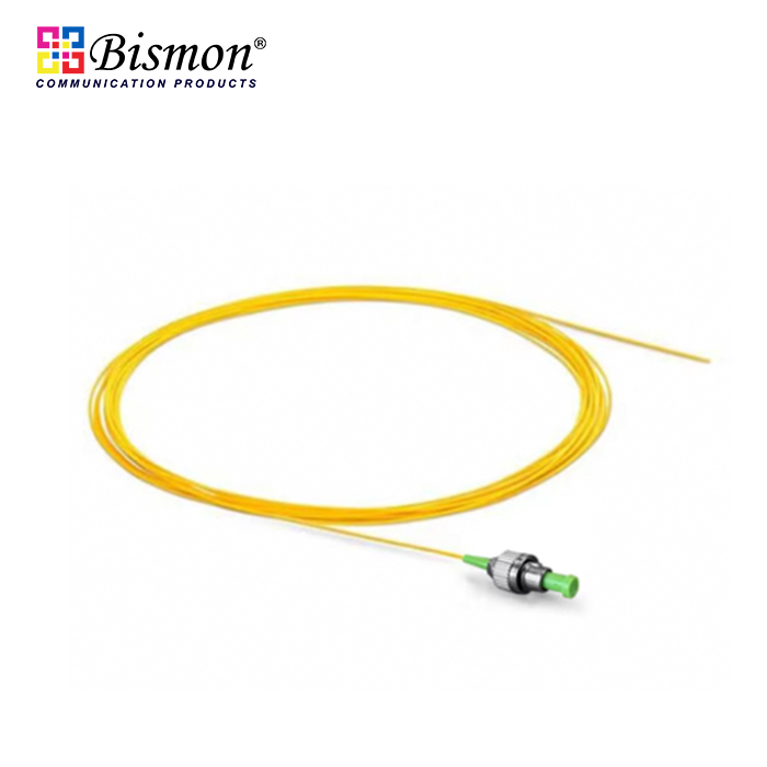 FC/APC Pigtail Fiber optic simplex 1.5M 9/125um Single-mode, OD:0.9mm, PVC Sheath